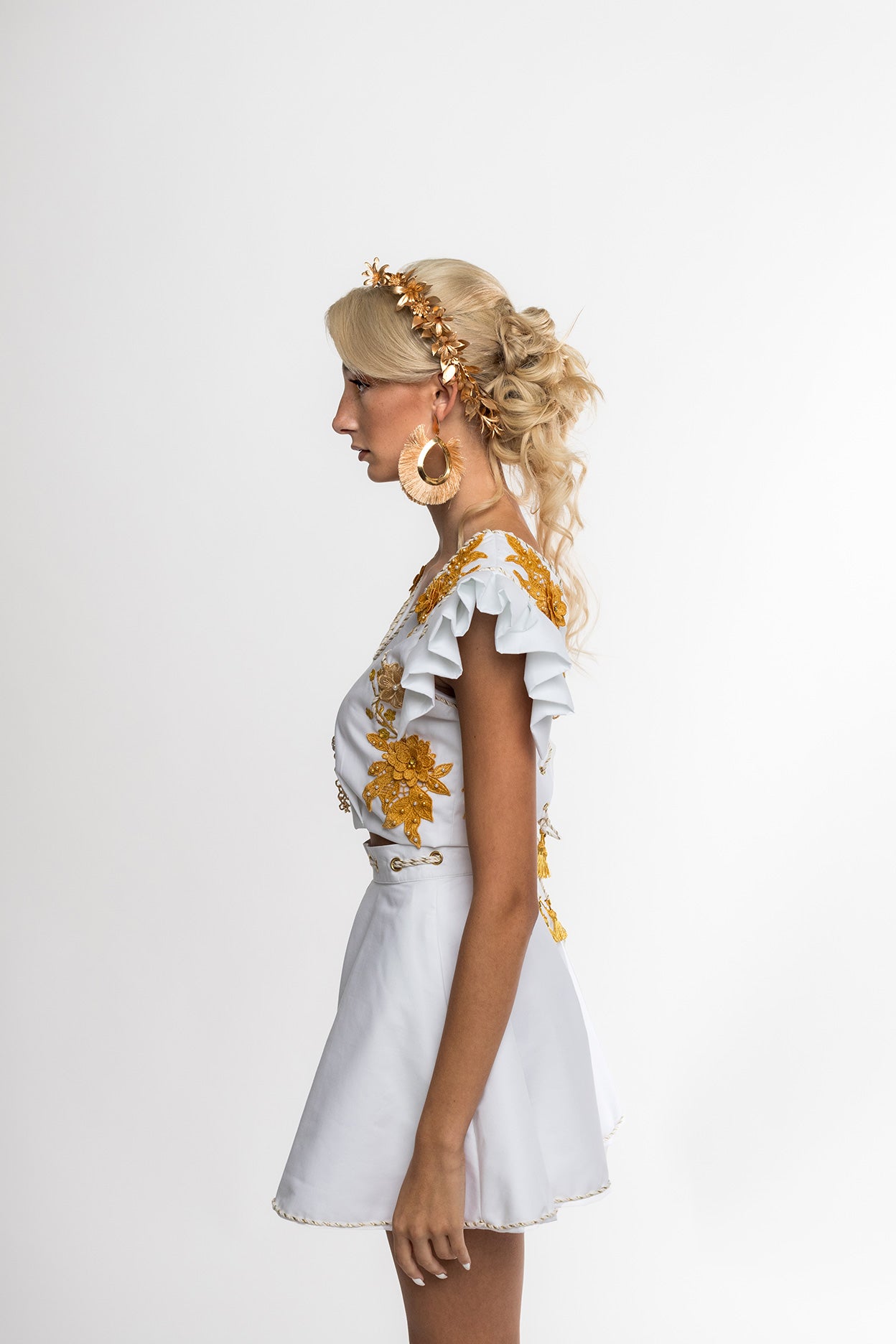 The Dainty Julia Top and Short Skirt Floret