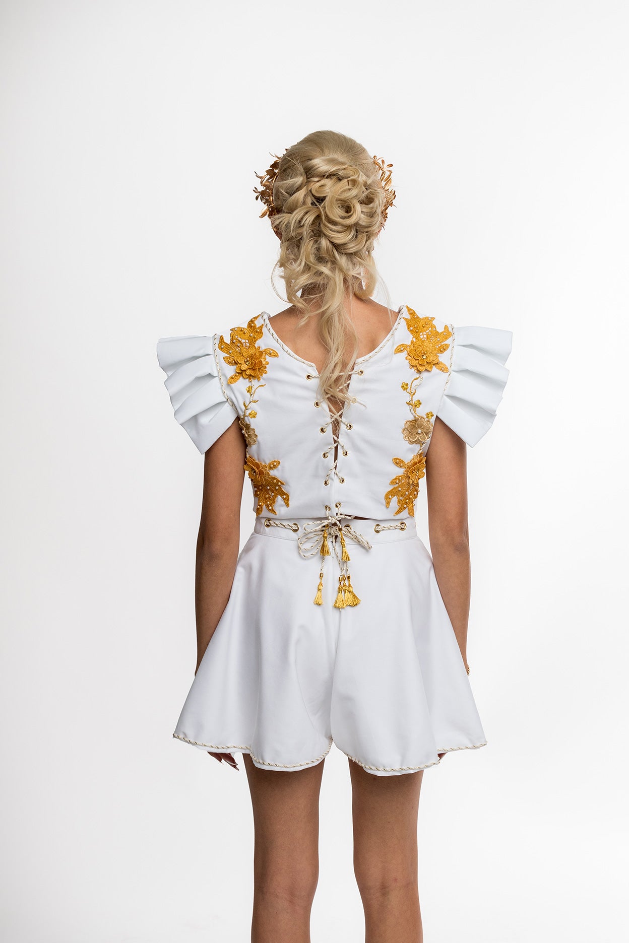 The Dainty Julia Top and Short Skirt Floret